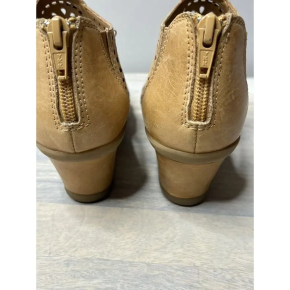 Earth Attalea Barbuda Women's 5.5 Shoes Brown Cut Out Leather Wedge Sandals - Picture 8 of 8